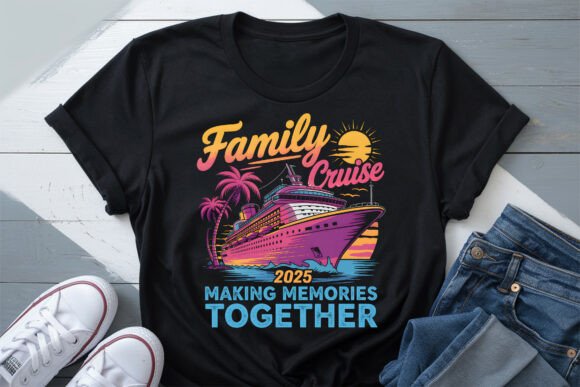 Family Trip Cruise 2025–27 Graphics & T-Shirt Designs
