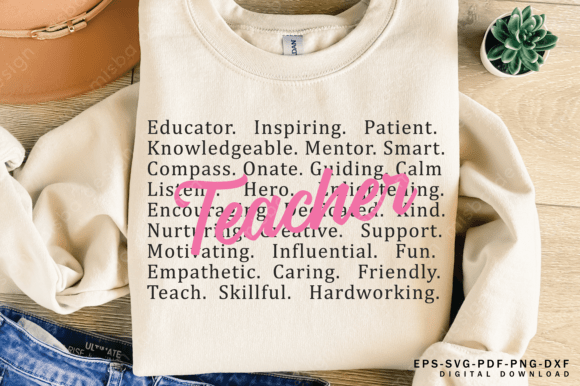 Teacher SVG PNG & Teacher Life Graphics for T-Shirt Designs